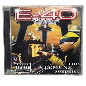 E-40 The Element Of Surprise 2 Disc CD Tested Jive 1998 Pre-owned